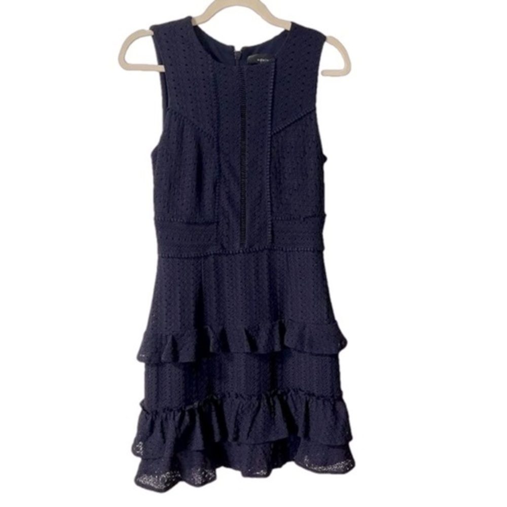 ⭐️ Adelyn Rae dark navy blue lace dress - size small